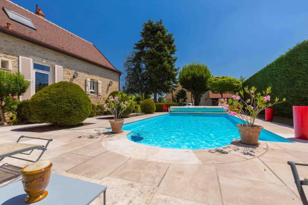 Pool - Charming House with Pool in Marsannay-la-Côte