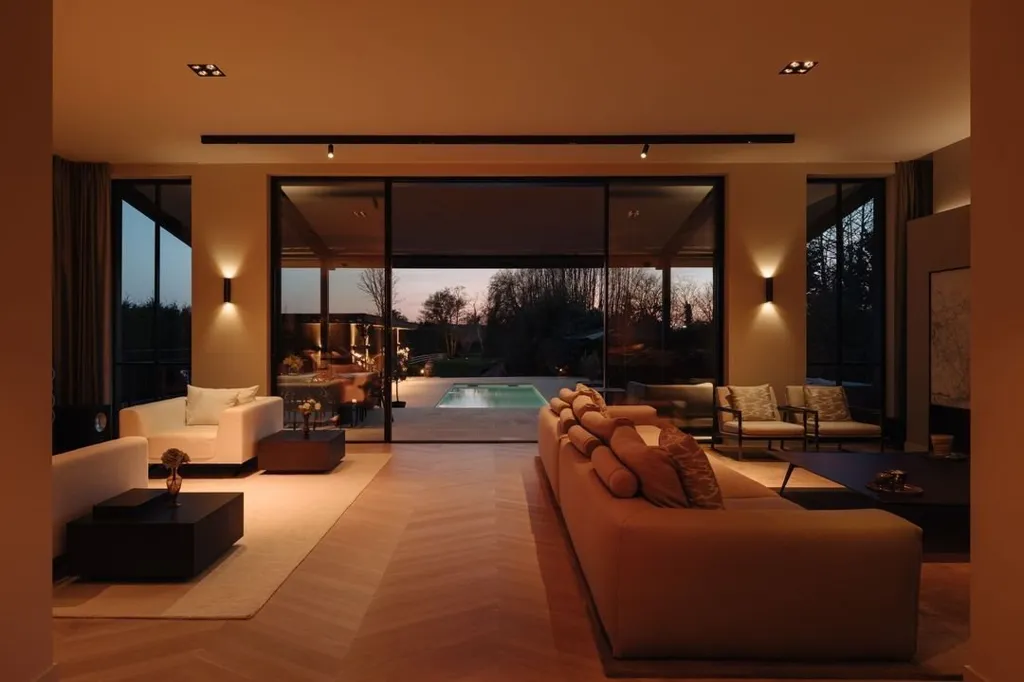 Living Room - Villa with River View on Amsteldijk Noord