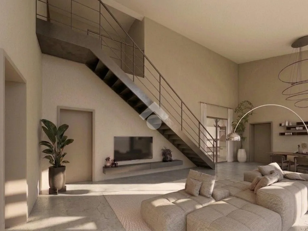 Living Room - Contemporary Villa with Private Garden in Parma