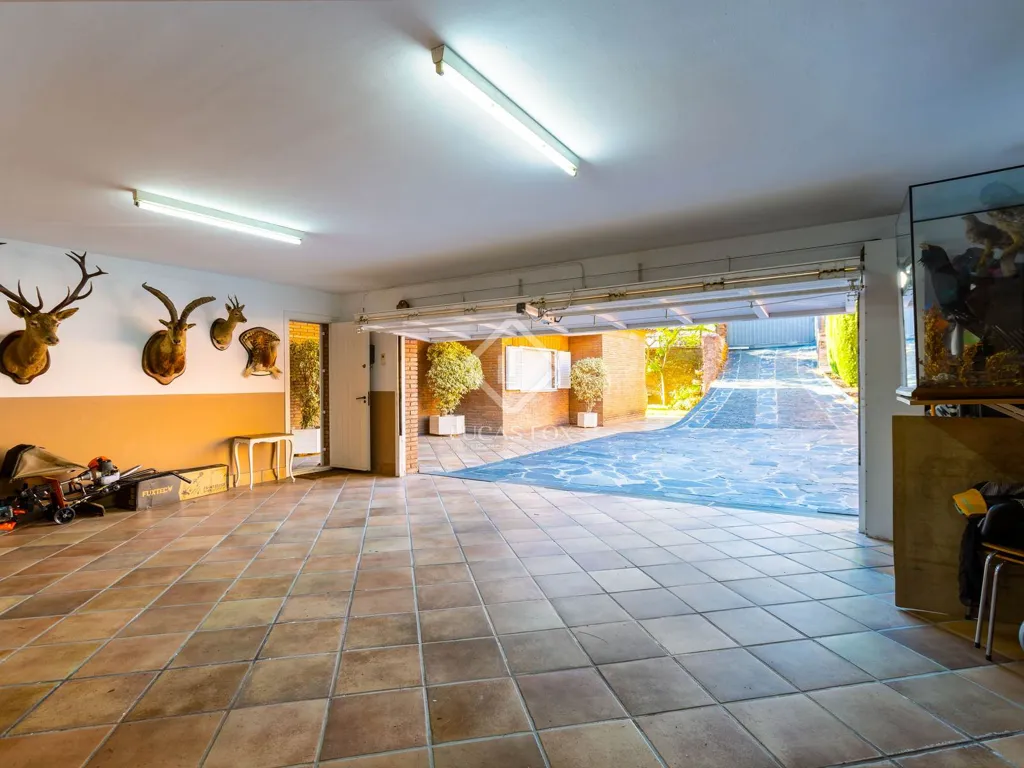 Garage - Luxury Villa with Sea View in Premià de Dalt