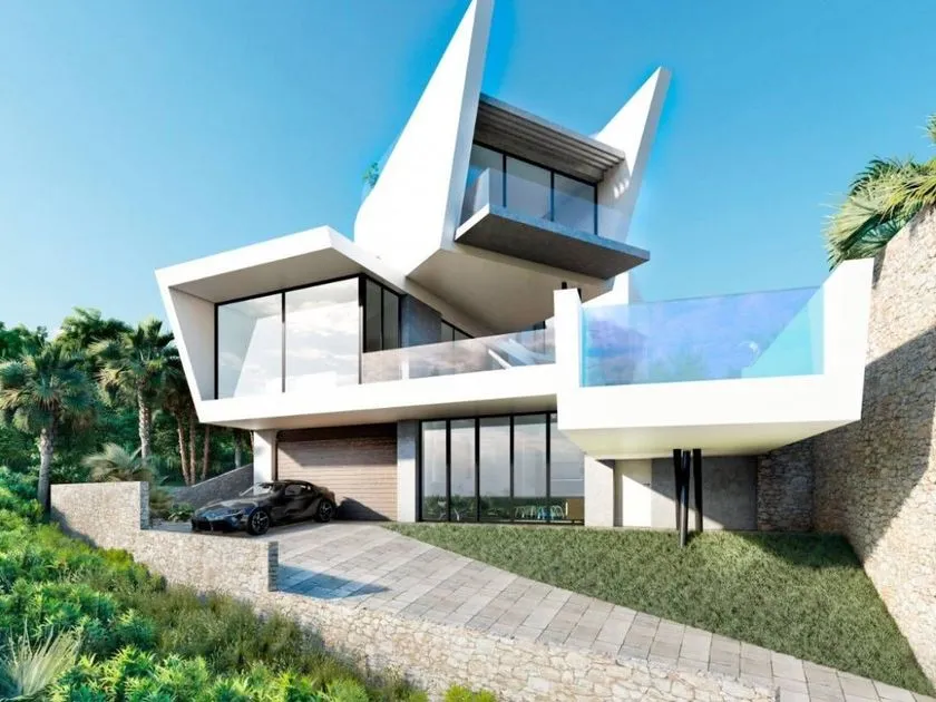 Extérieur - Villa with Sea View and Pool in Orihuela