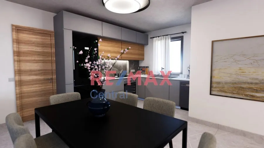 Söögituba - Apartment with Sea View in Palaió Fáliro