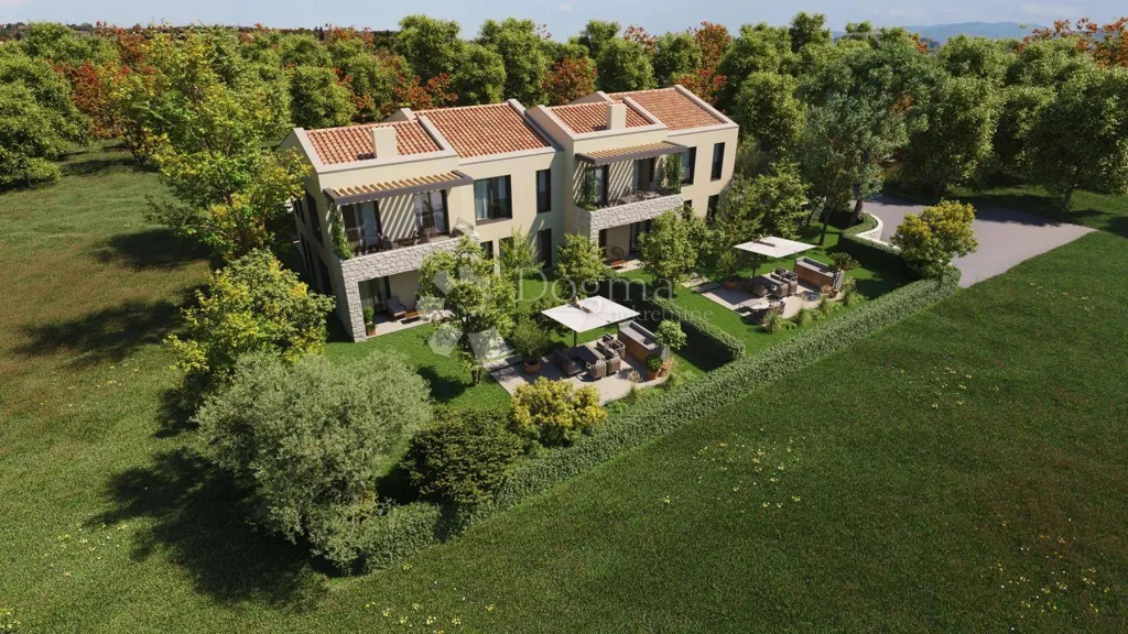 Vue aérienne - Modern Apartment with Balcony in Poreč