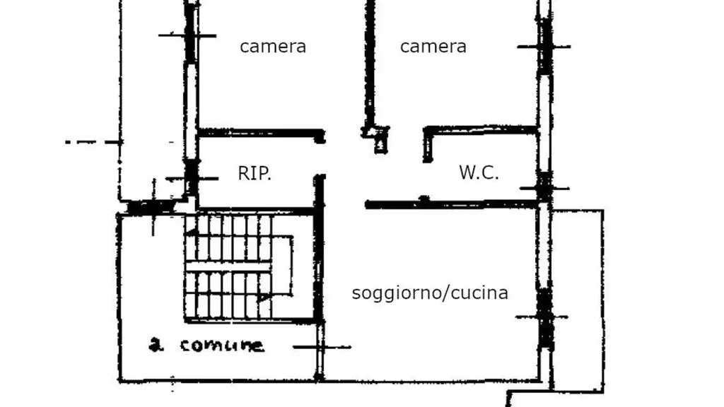 Plan - Trilocale with Terraces in Gambassi Terme