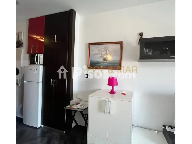 Cuisine - Reformed Studio with Terrace in Torremolinos Centre