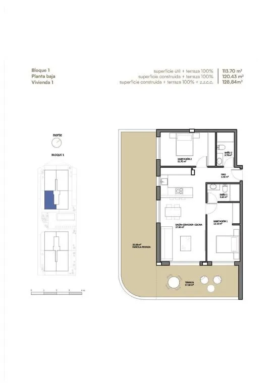 Plan - Luxury Flat with Pool in San Juan de Alicante