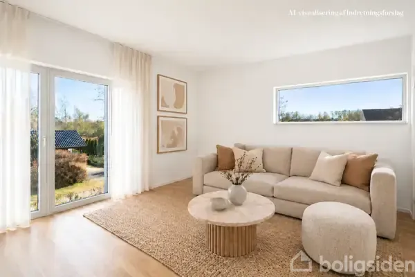 Séjour - Apartment with Hillerød Views in Hillerød
