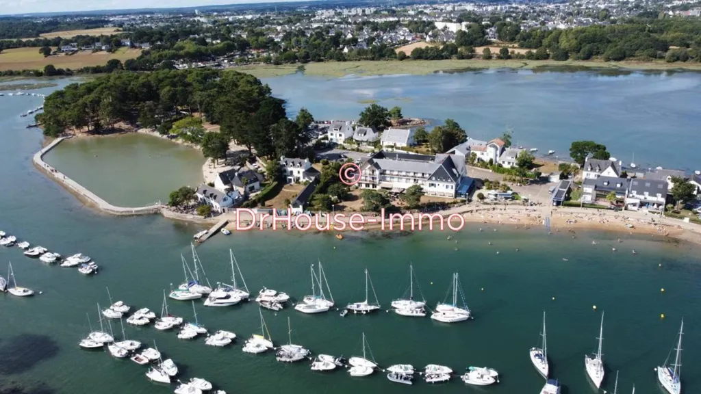 Vue aérienne - Appartement Lumineux avec Balcon à Vannes