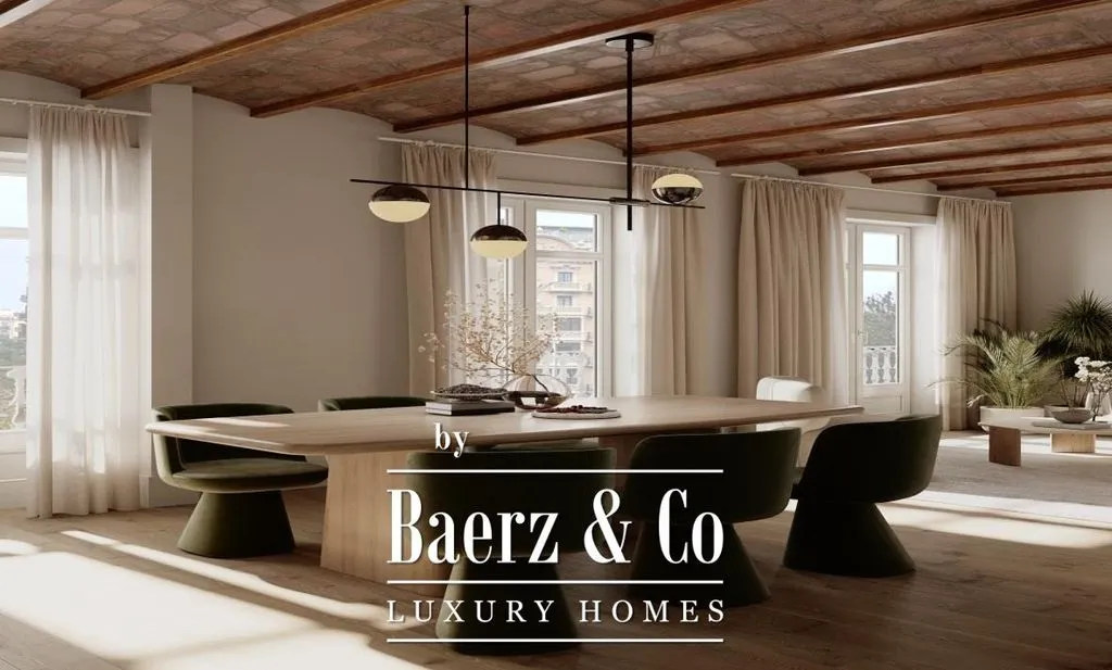 Söögituba - Luxury Flat with Balcony in Barcelona Eixample
