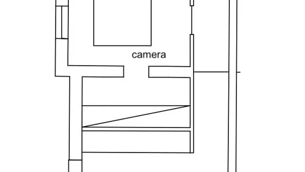 Planimetria - Rustic-Style Flat with Balcony in Civitanova Marche