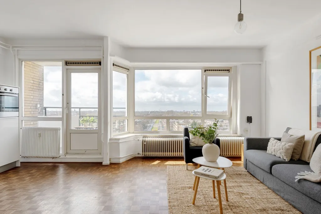 Séjour - Penthouse with West Balcony in Blijdorp
