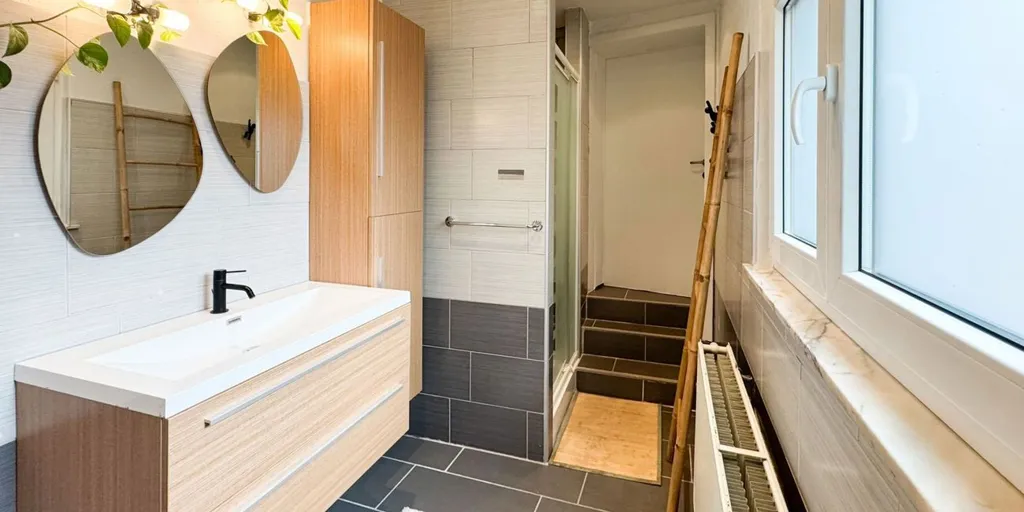 Salles de bain - Appartement avec Jardin dans le Centre de Liège