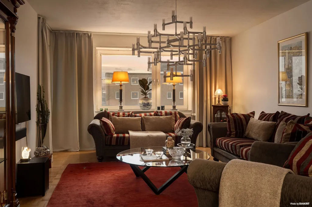 Séjour - Penthouse with Park View in Malmö