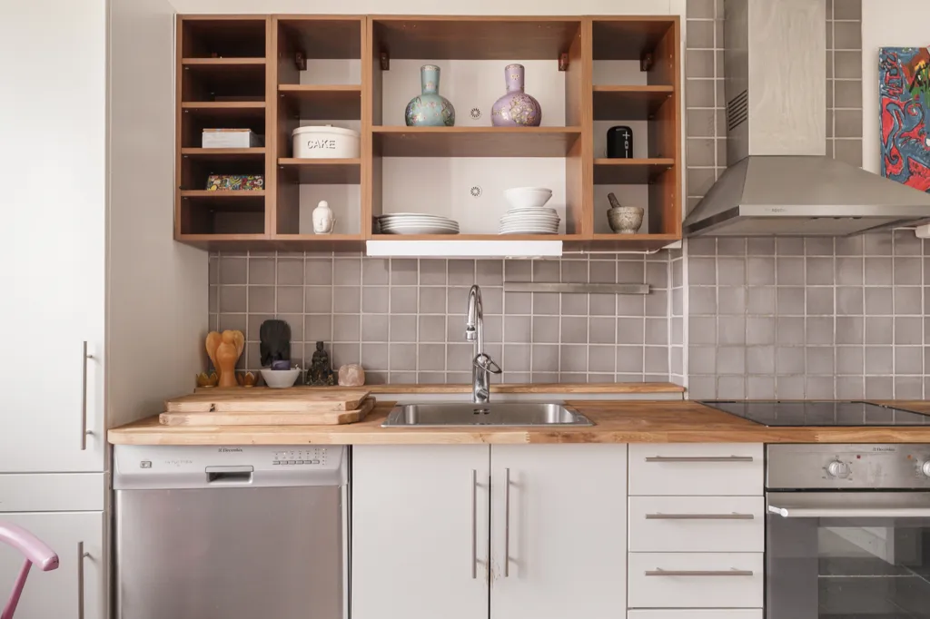 Cucina - Apartment with Balcony in Lönngården