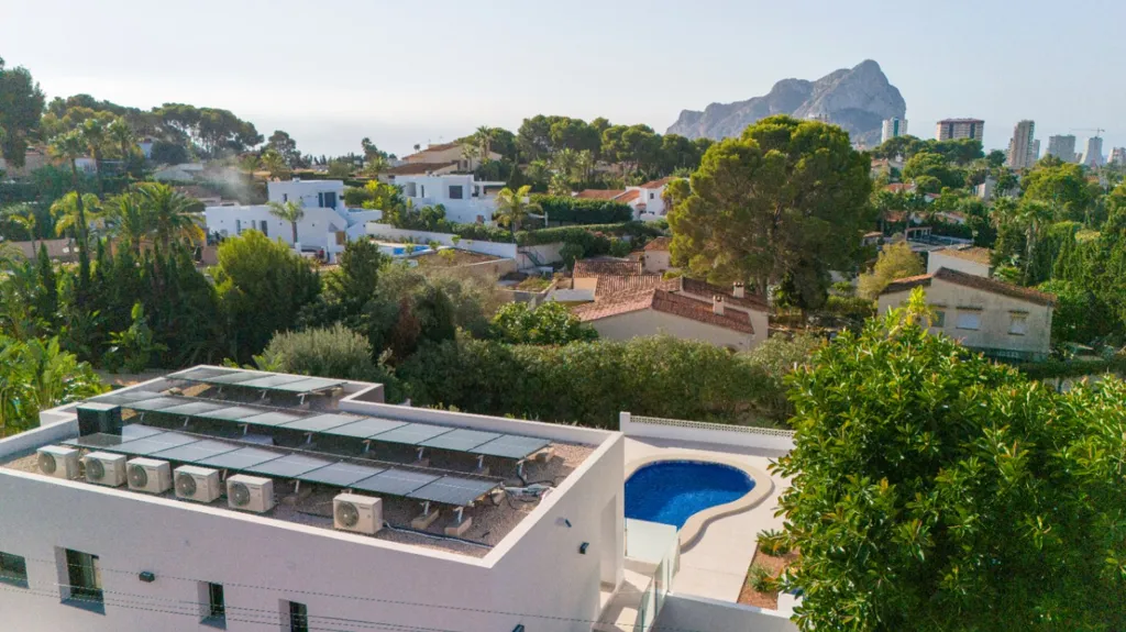 Õhuvaade - Contemporary Chalet with Solar Installation in Calpe