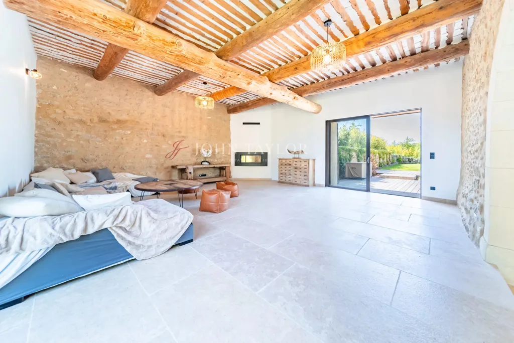 Séjour - Mas de Luxe avec Piscine à Oppède le Vieux