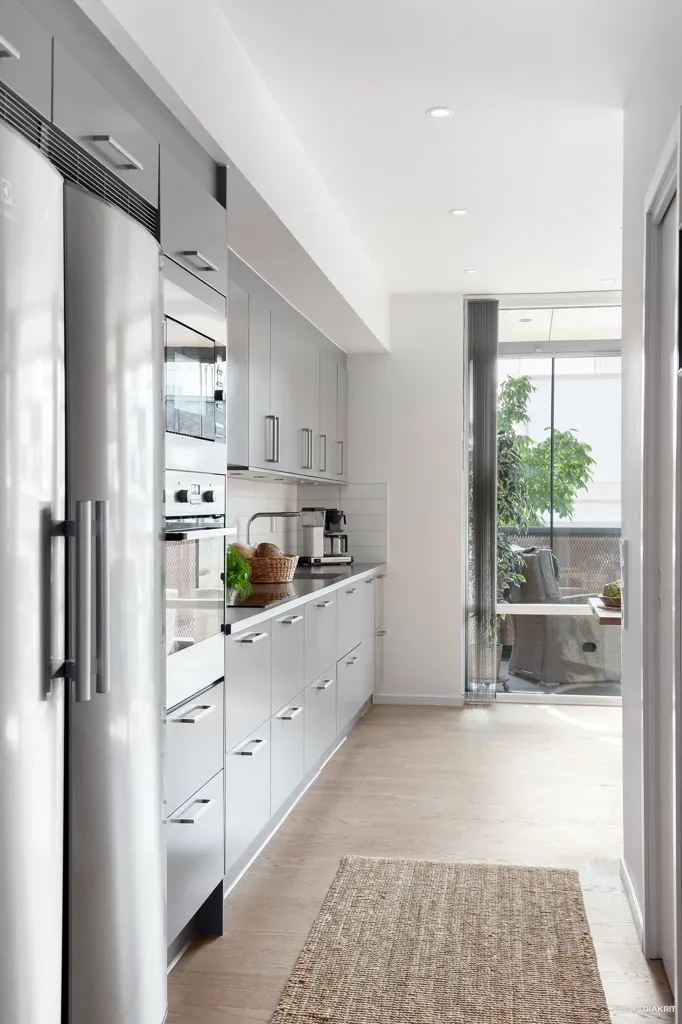 Cucina - Modern Flat with West-Facing Balcony in Skåne
