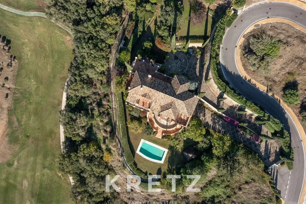 Vue aérienne - Luxury Villa with Golf Access in Benahavís