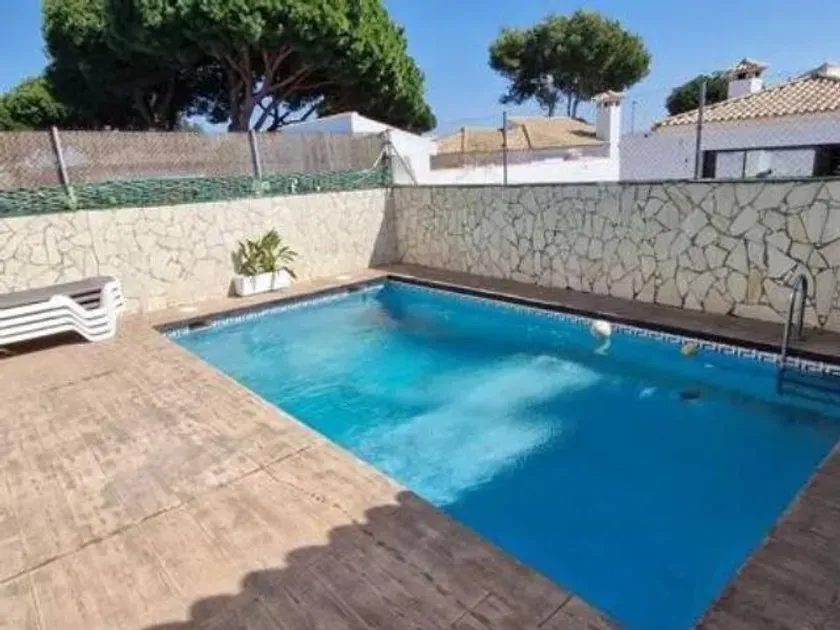 Piscine - Chalet with Pool near La Barrosa Beach