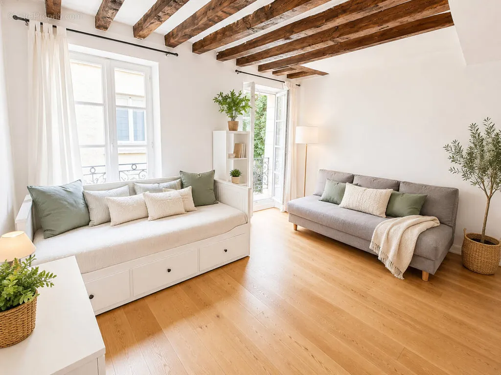 Séjour - Studio Centre Ville Saint-Germain-en-Laye