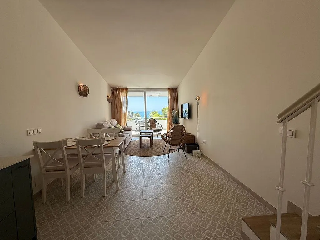 Séjour - Duplex with Sea View and Pool in Estepona