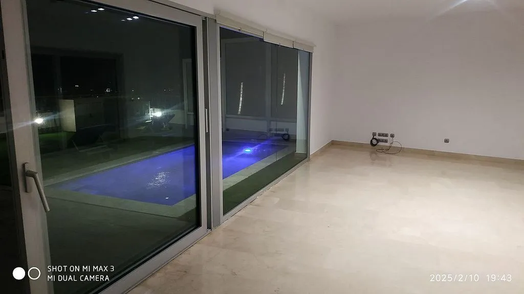 Séjour - Chalet with Sea View and Pool in Triana