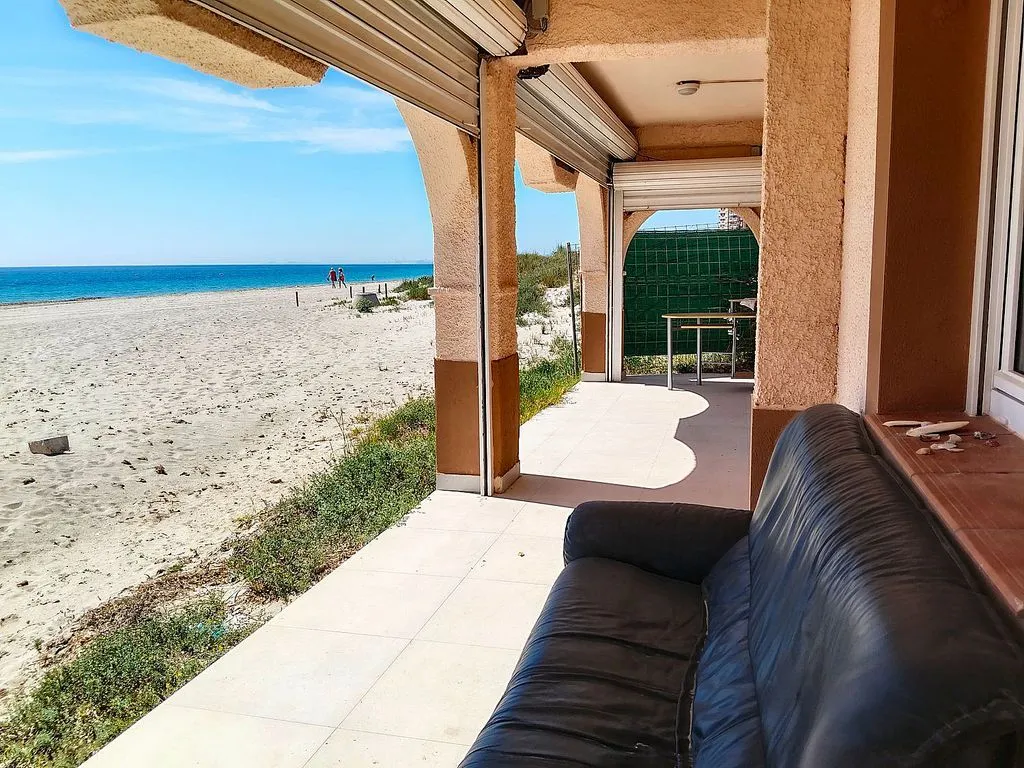 Living Room - Chalet with Pool and Sea View in La Manga