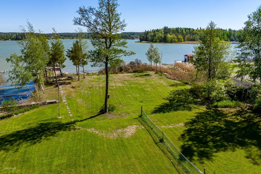 Vue aérienne - Beachfront House with Private Shore in Hirvensalo