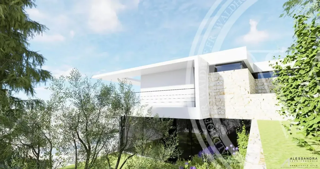 Villa contemporaine avec vue mer à vendre