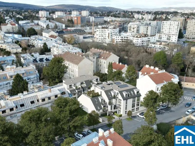 Vue aérienne - Modern Apartments with Private Balcony in Atzgersdorf