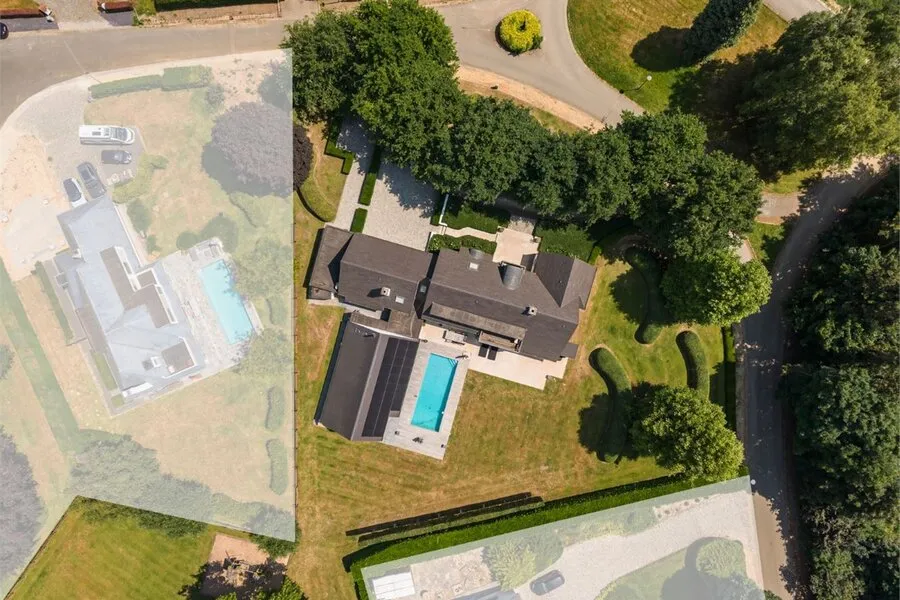 Vue aérienne - Luxueuse Villa dans le Domaine Privé ‘Vlieringenpark’