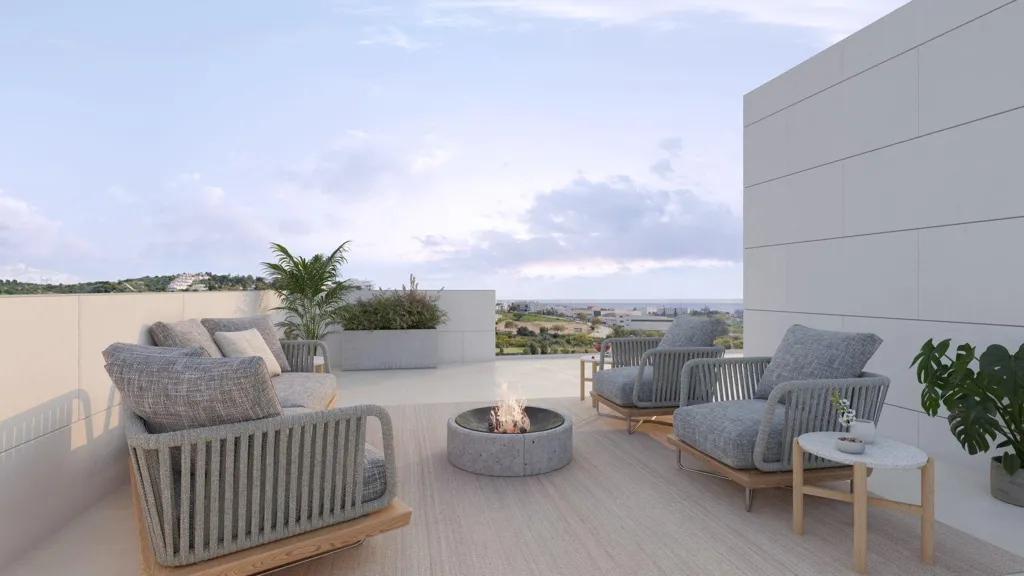 Terrasse - Luxury Villa with Sea View in Estepona