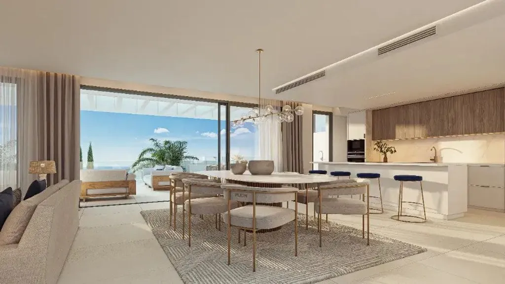 Dining Room - Luxury Penthouse with Mountain View in Marbella