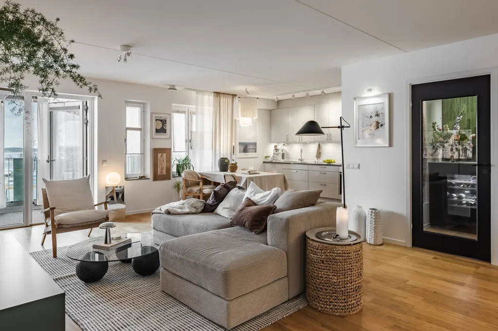 Soggiorno - Apartment with Vessel View in Karlstad