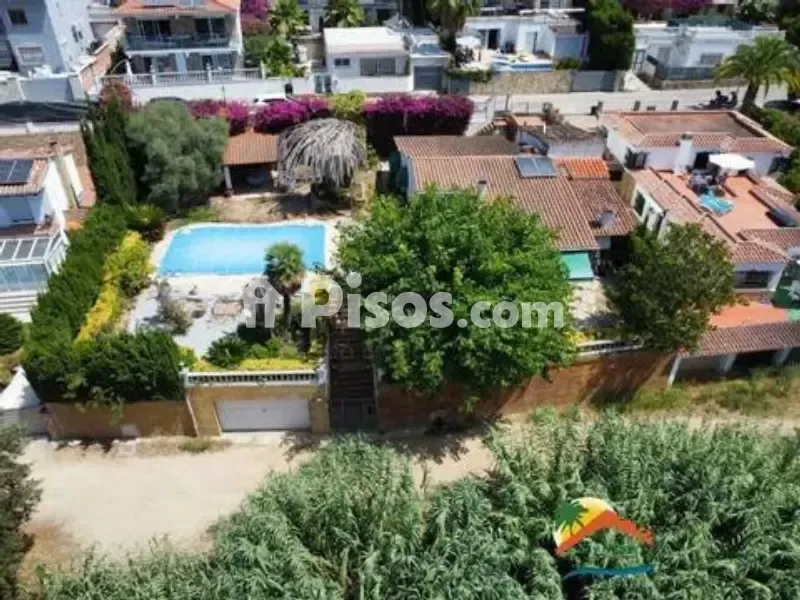 Vue aérienne - Chalet with Pool and Solar Panels in Cala Canyelles