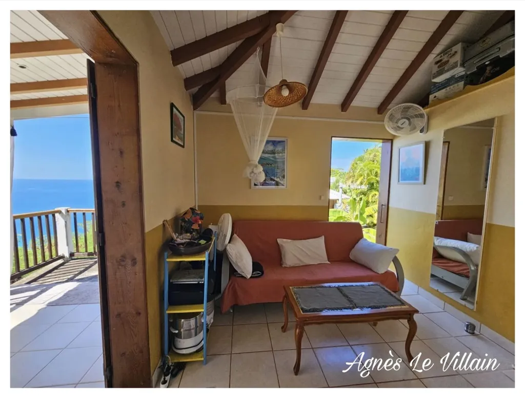 Terrasse - Maisonnette T2 Vue Mer avec Piscine en Copropriété