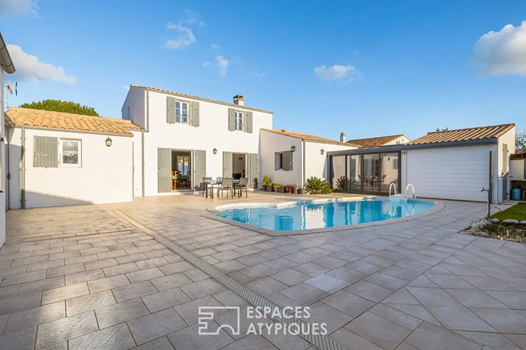Bassein - Villa with Sea View and Pool in Saint-Denis d'Oléron