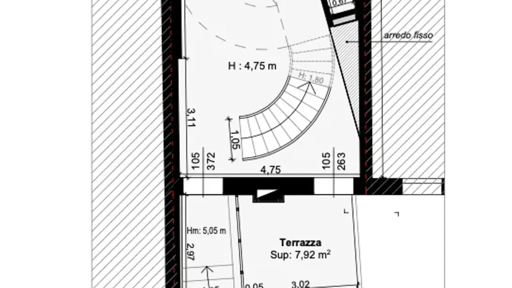 Plaan - Historic Terra-Cielo Apartment in Noale