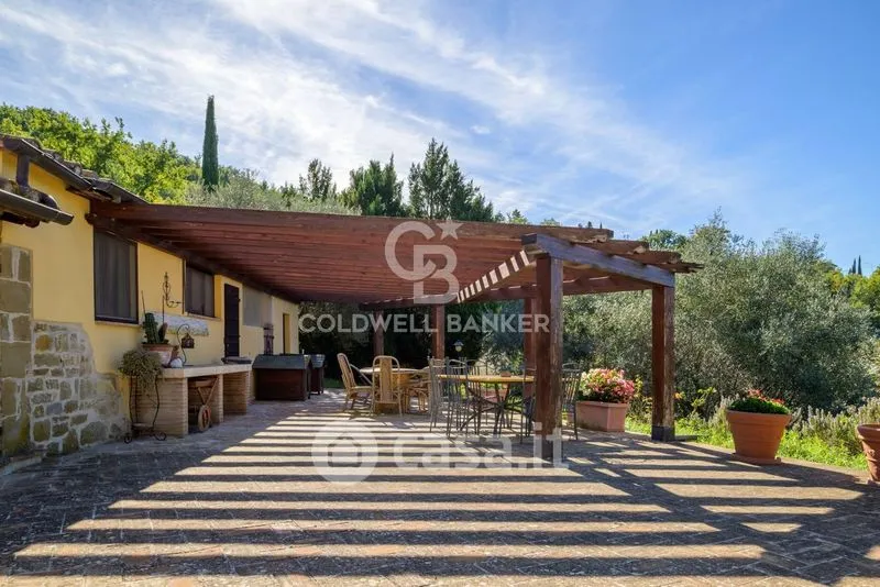 Terrasse - Rustic Casale with Panoramic Views in Gubbio