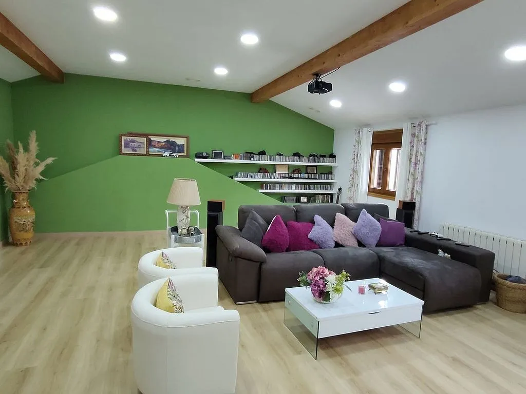 Séjour - Chalet with Pool and Garden in O Carballo