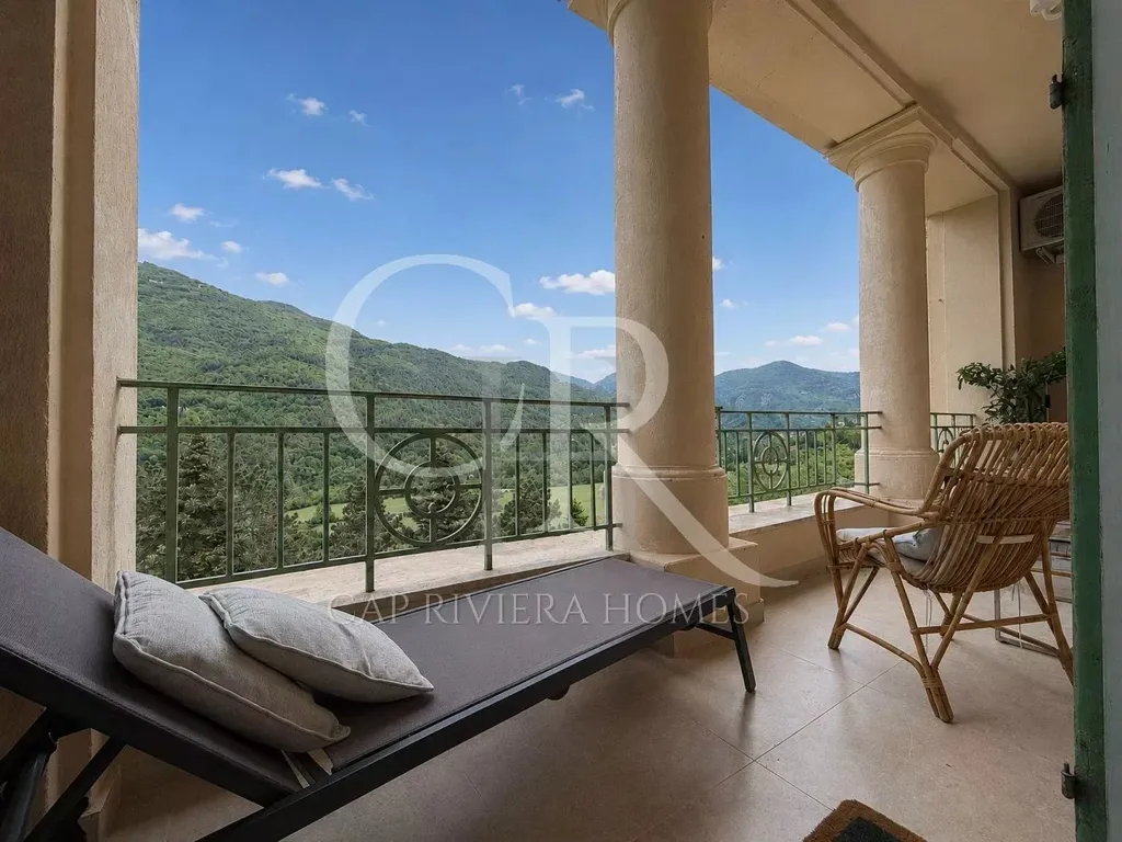 Terrass - 2-Bedroom Flat with Mountain View in Sospel