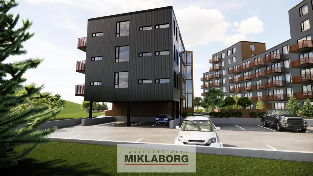 Välivaade - BREEAM-Excellence Flat with Shared Entrance in Hafnarfjörður