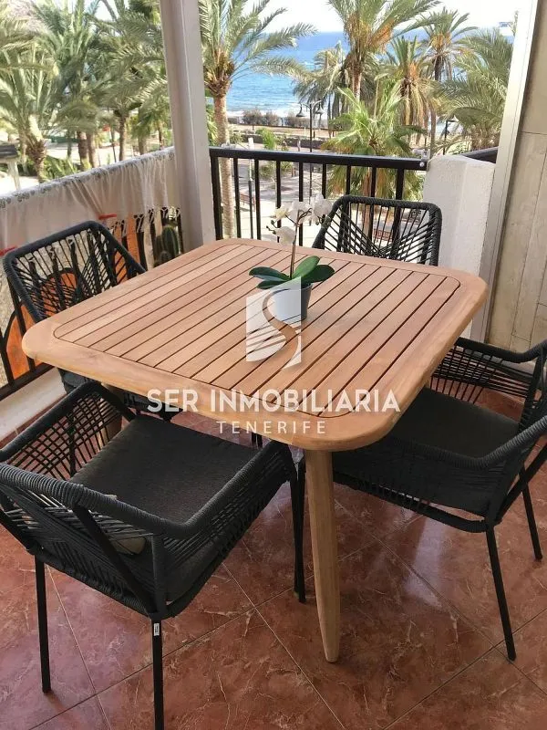 Terrasse - Studio with Sea View and Pool in Los Cristianos
