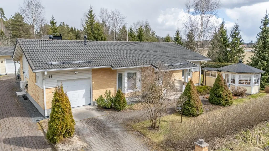 Vue aérienne - Detached House with Sauna in Pispala