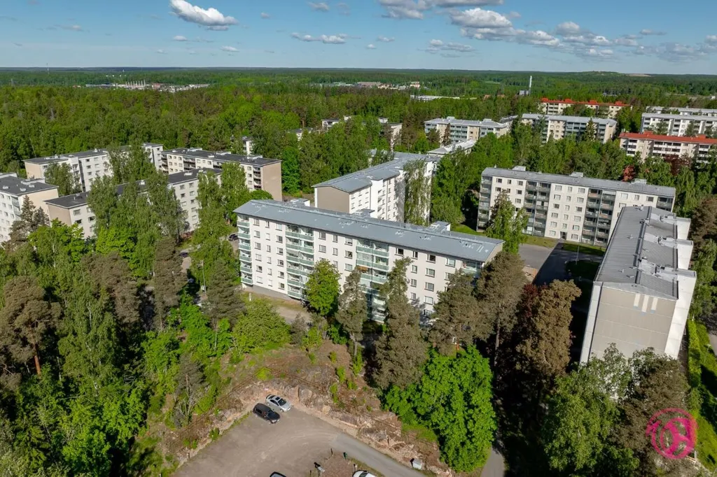 Vue aérienne - Modernised Apartment with Balcony in Martinlaakso