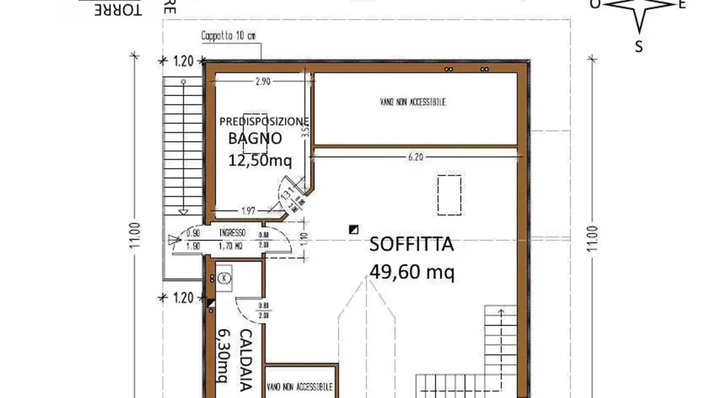 Plan - Modern Villa with Garden in Cavedago