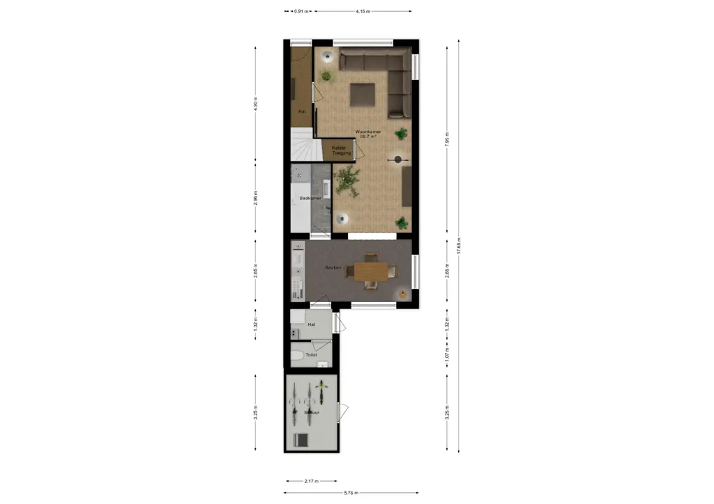 Plaan - Corner House with Garden in Brunssum