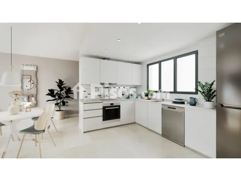 Köök - Bright Apartment with Terrace in Estepona