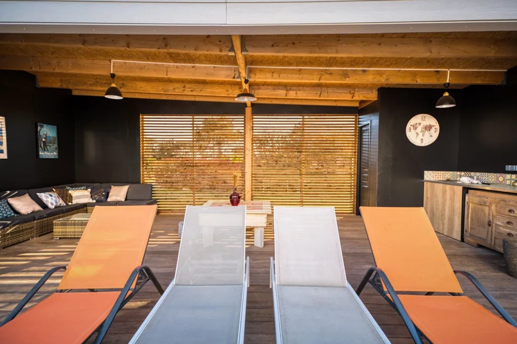 Terrace - Modern Villa with Ocean View in Saint-Palais-sur-Mer
