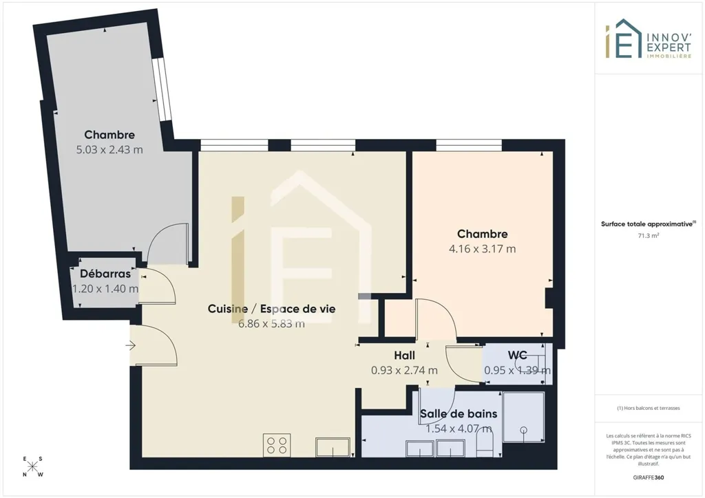 Plaan - Spacious 2-Bedroom Apartment in Jambes